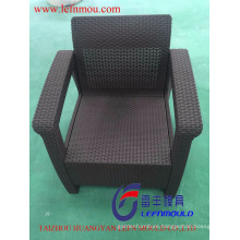 Modern design plastic rattan sofa chair injection mould